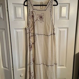 Kimchi Blue embroidered dress -size M (fits like an XL)